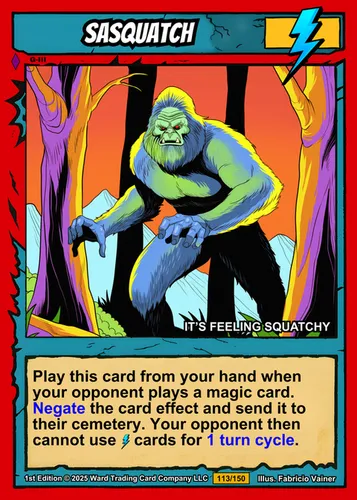 Sasquatch — WARD card
