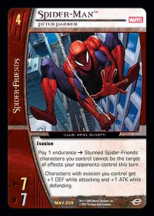 Spider-Man — Vs System card
