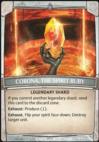 Corona, the Spirit Ruby — Argent Saga card