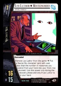 Lex Luthor ~ Mockingbird — Vs System card