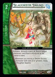Slaughter Swamp — Vs System card