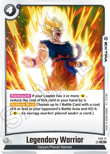 Legendary Warrior — Dragon Ball Super: Fusion World card