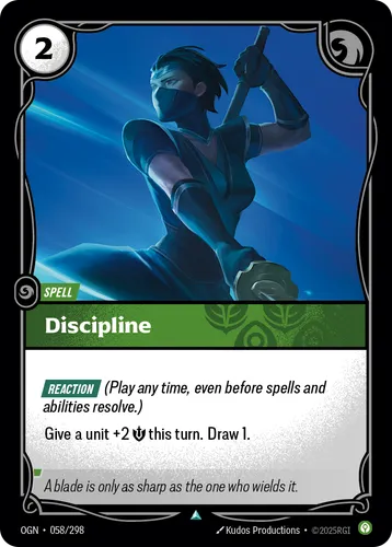 Discipline — Riftbound card