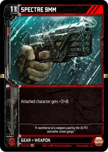 SPECTRE 9MM — Neuroscape TCG card