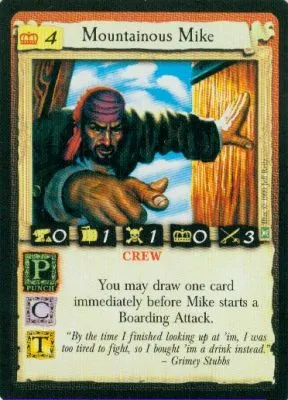 Mountainous Mike — 7th Sea CCG card