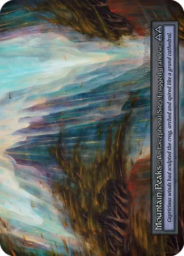 Mountain Peaks — Sorcery, Contested Realm card