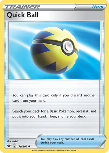 Quick Ball — Pokémon TCG card