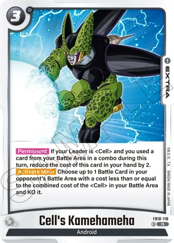 Cell's Kamehameha — Dragon Ball Super: Fusion World card
