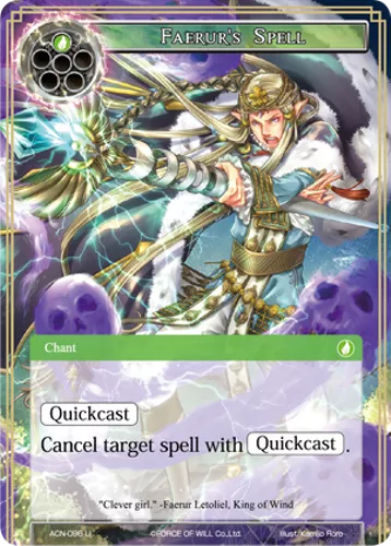 Faerur's Spell — Force of Will card
