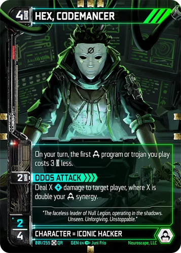 HEX, CODEMANCER — Neuroscape TCG card