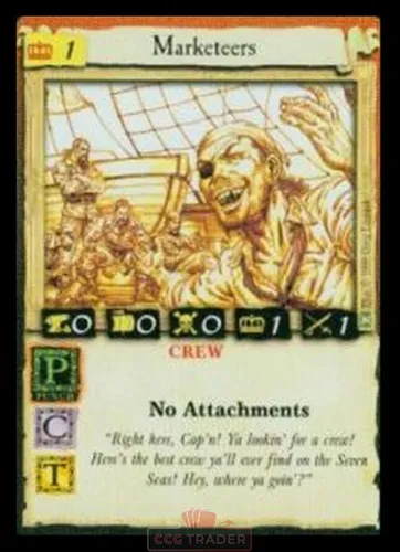Marketeers — 7th Sea CCG card