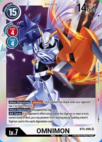 Omnimon — Digimon Card Game card
