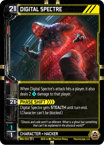 DIGITAL SPECTRE — Neuroscape TCG card