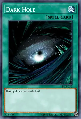 Dark Hole — Yu-Gi-Oh! card