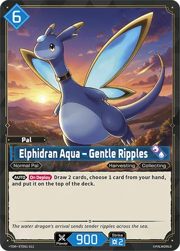 Elphidran Aqua – Gentle Ripples — Palworld TCG card