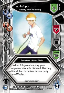 Ichigo - Ready For Training — Bleach TCG card