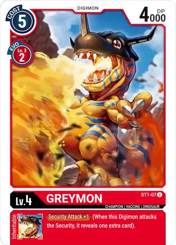 Greymon [DCG] — Digimon Card Game card