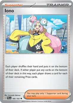 Iono — Pokémon TCG card