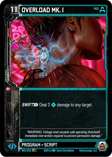 OVERLOAD MK. I — Neuroscape TCG card