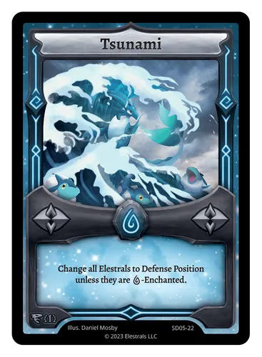 Tsunami — Elestrals card