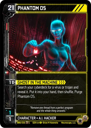 PHANTOM OS — Neuroscape TCG card