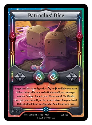 Patroclus' Dice — Elestrals card