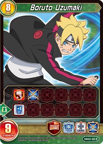 Boruto Uzumaki — Chrono Clash card