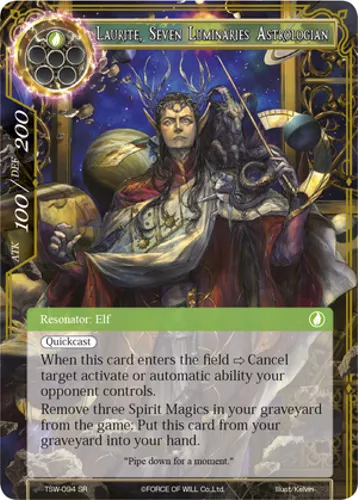 Laurite, Seven Luminaries Astrologian — Force of Will card