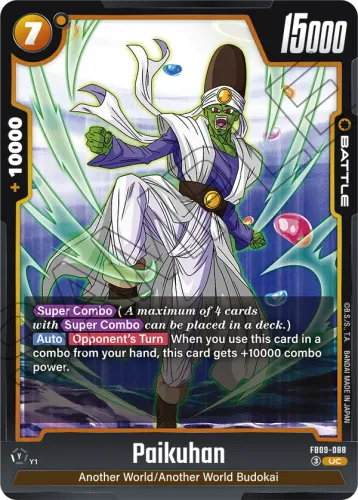 Paikuhan — Dragon Ball Super: Fusion World card