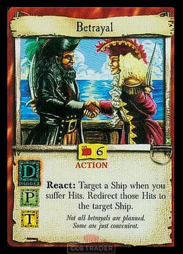 Betrayal — 7th Sea CCG card