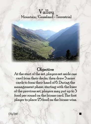 Valley — Kingdom Animalia TCG card