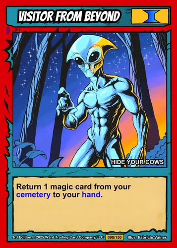 Visitor from Beyond — WARD card