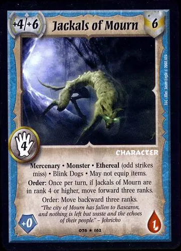 Jackals of Mourn — Warlord: Saga of the Storm card