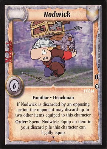 Nodwick — Warlord: Saga of the Storm card