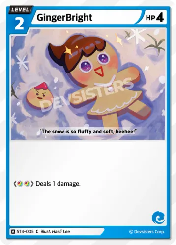 Gingerbright — CookieRun: Braverse card