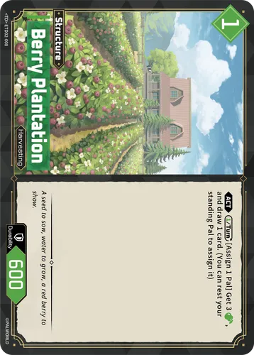 Berry Plantation — Palworld TCG card