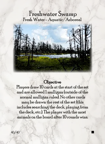 Freshwater Swamp — Kingdom Animalia TCG card