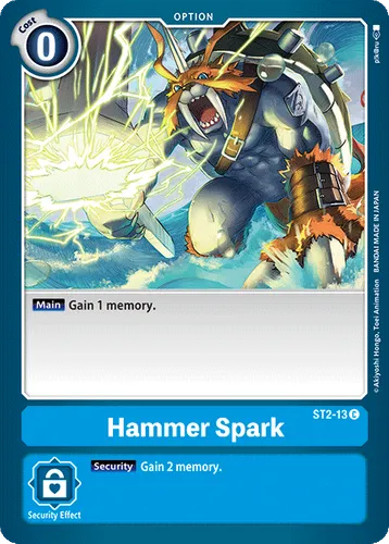 Hammer Spark (DCG) — Digimon Card Game card