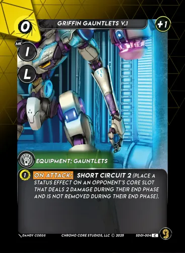 Griffin Gauntlets V.1 Mk.1 — Chrono Core TCG card