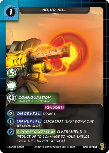 No, No, No... — Chrono Core TCG card