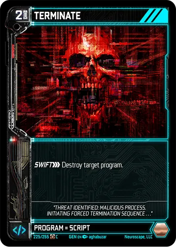 TERMINATE — Neuroscape TCG card