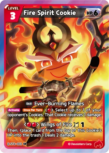 Fire Spirit Cookie — CookieRun: Braverse card