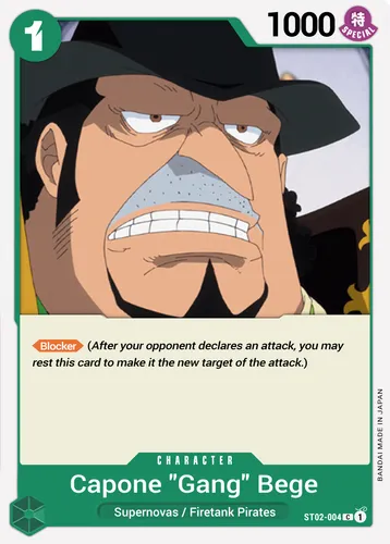 Capone Gang Bege [ST02-004] — One Piece Card Game card