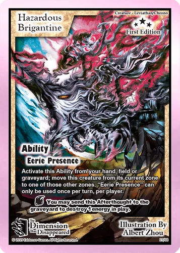 Hazardous Brigantine — Exodus TCG card